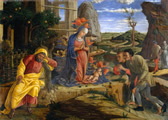 L'adoration des bergers de Ghirlandaio